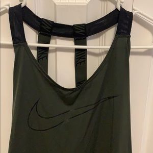 Olive green Nike tank